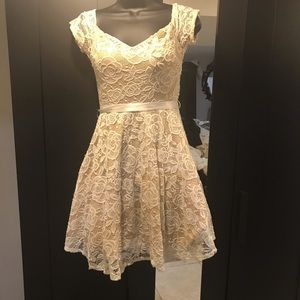 White lace dress